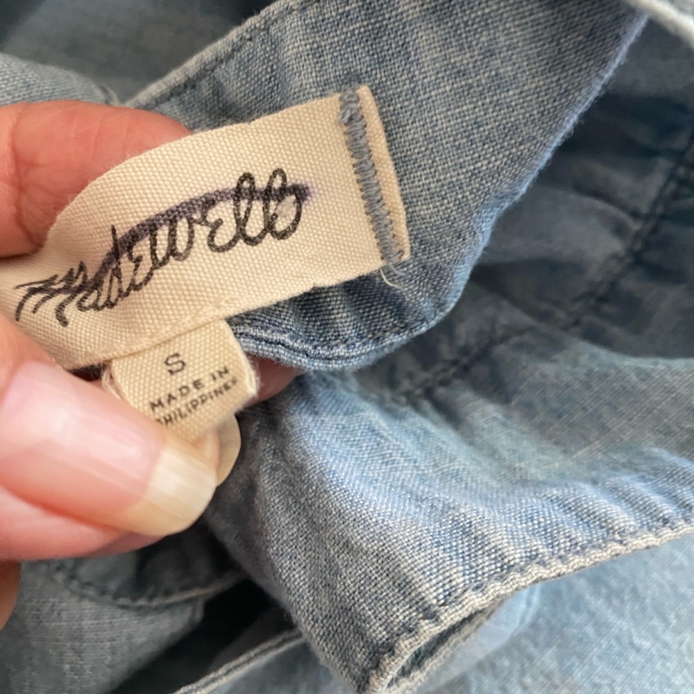 Madewell Women's Light Blue Denim Overalls - Picture 3 of 9